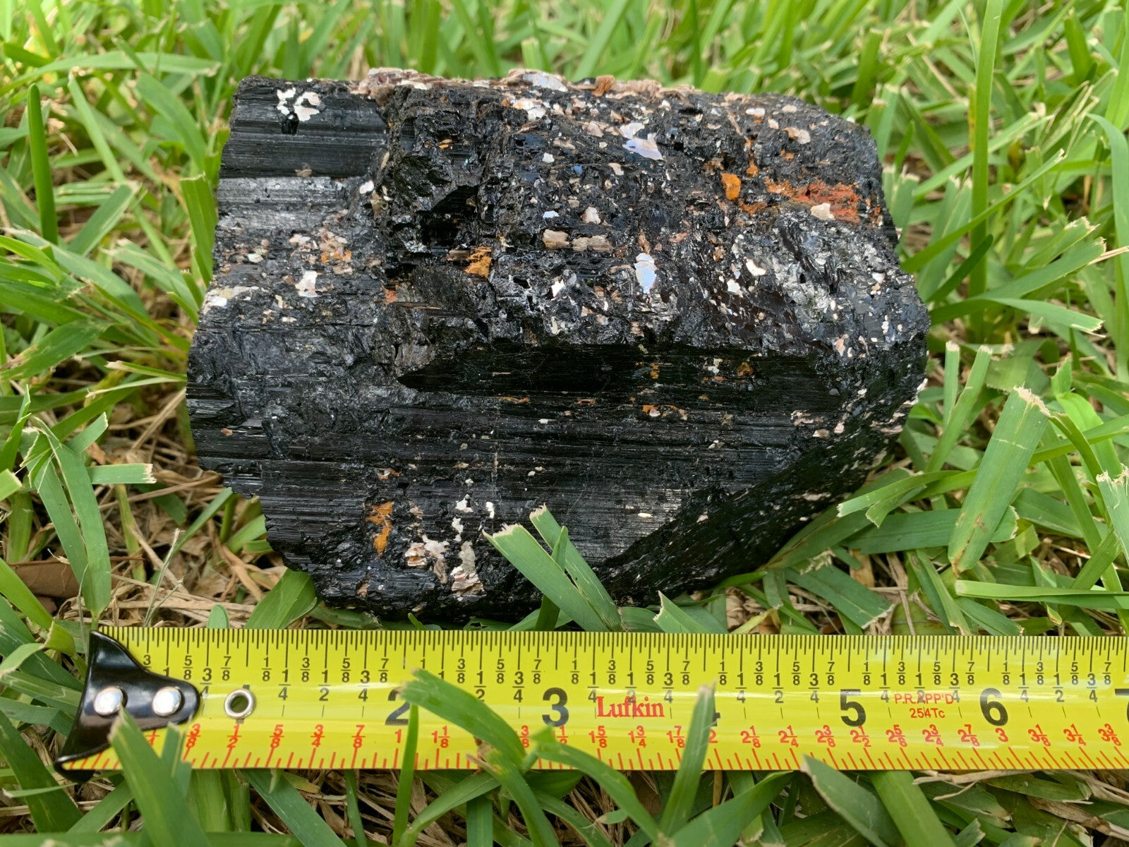 Extra Large Black Tourmaline Chunk / Rod / Log, Natural Rough Black Tourmaline