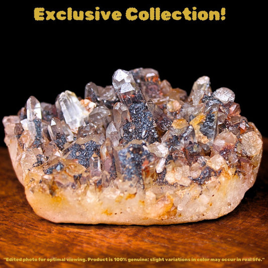 Natural Phantom Quartz Crystal 100g | 7x5 cm | Healing & Meditation Stone