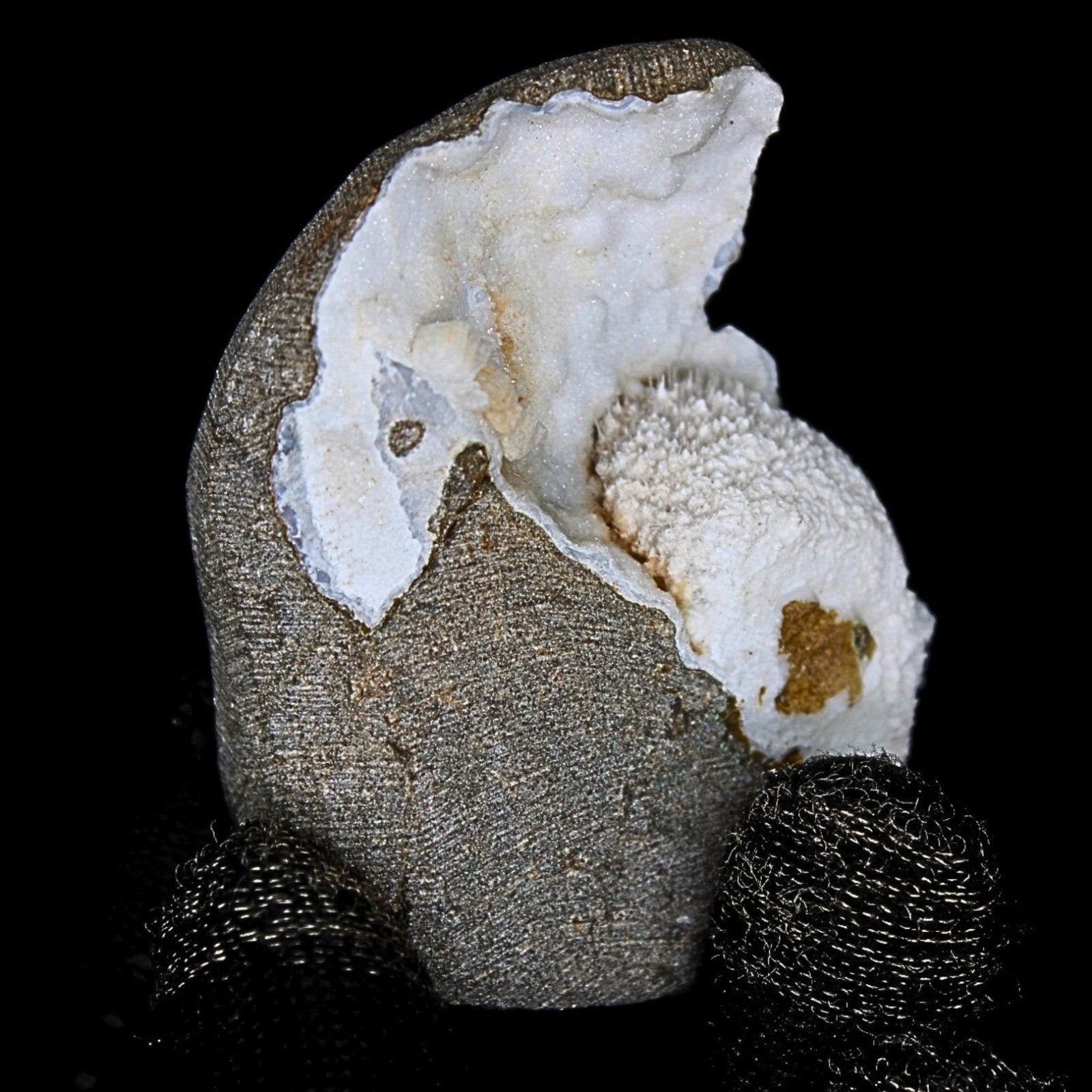 Raw Scolecite Geode 80g Natural Crystal Healing Mineral India