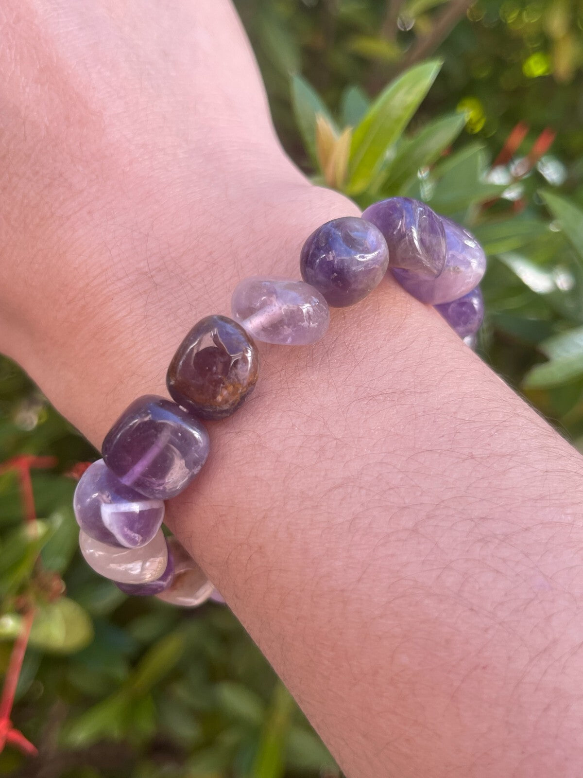 Wholesale Grade A++ Gemstone Nugget Bracelet, Choose from 18 Gemstone Types