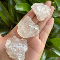 Natural Rough Rose Quartz Crystal Mineral, You Choose Amount