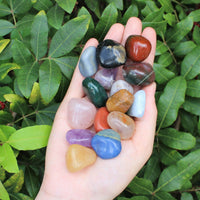 Assorted Mixed Tumbled Stones 1 lb Wholesale Bulk Lot MEDIUM Chakra Reiki 16 oz