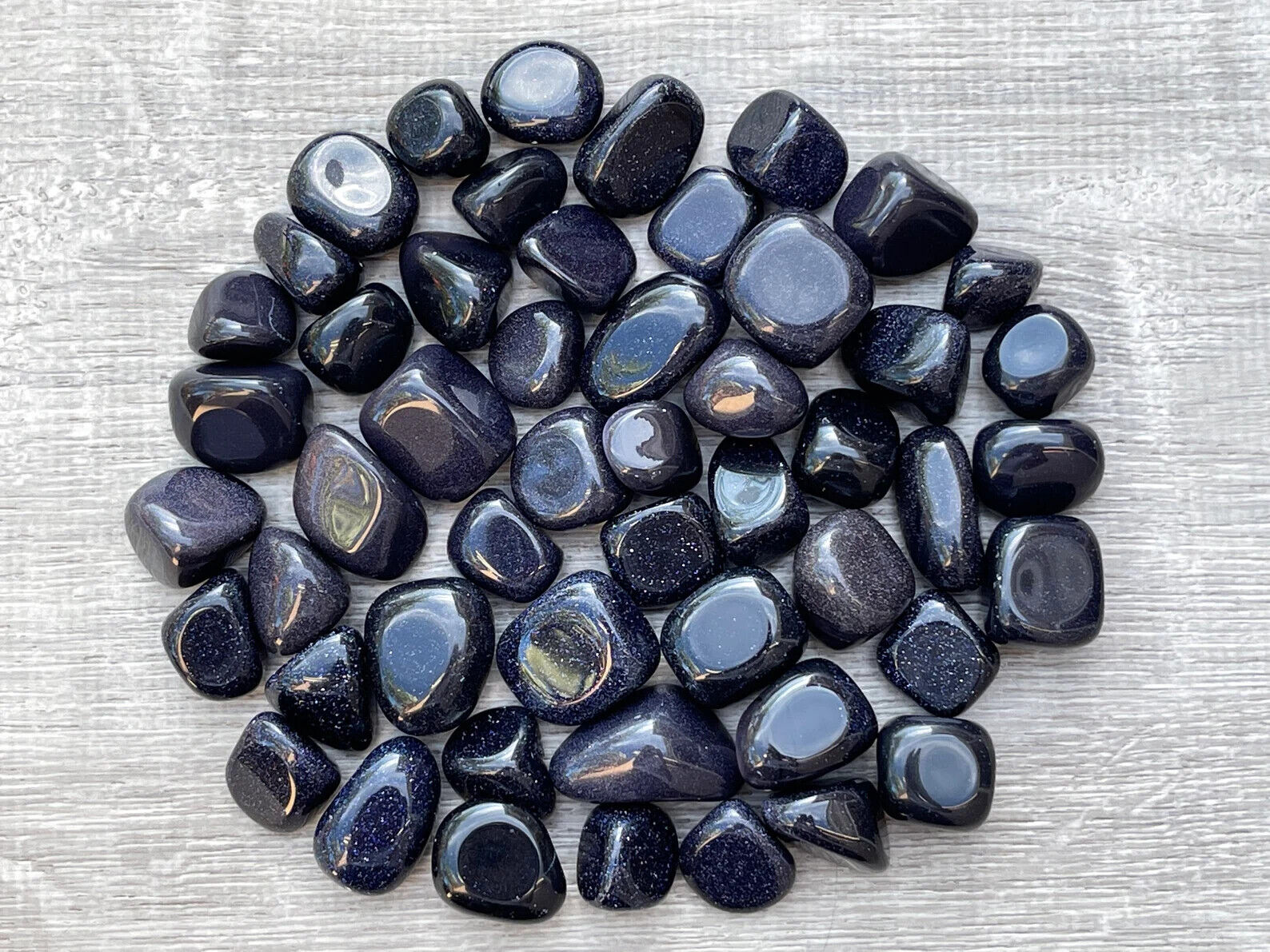 1/2 Lb Lot Tumbled Stones, 0.75-1.25" Crystal Healing Stones, Choose Stone Type