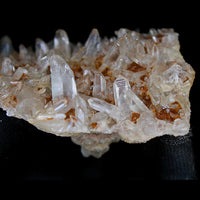 420g Stunning Natural Clear Red Quartz Crystal Cluster Point Mineral Specimen