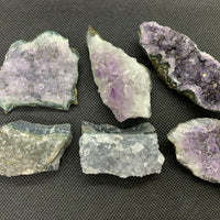 Grade B Raw Amethyst Cluster Druzy, 15-16 oz Lot, 2 - 3 Inches Natural Amethyst