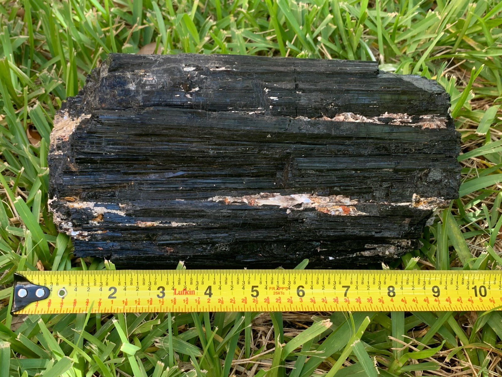 Extra Large Black Tourmaline Chunk / Rod / Log, Natural Rough Black Tourmaline