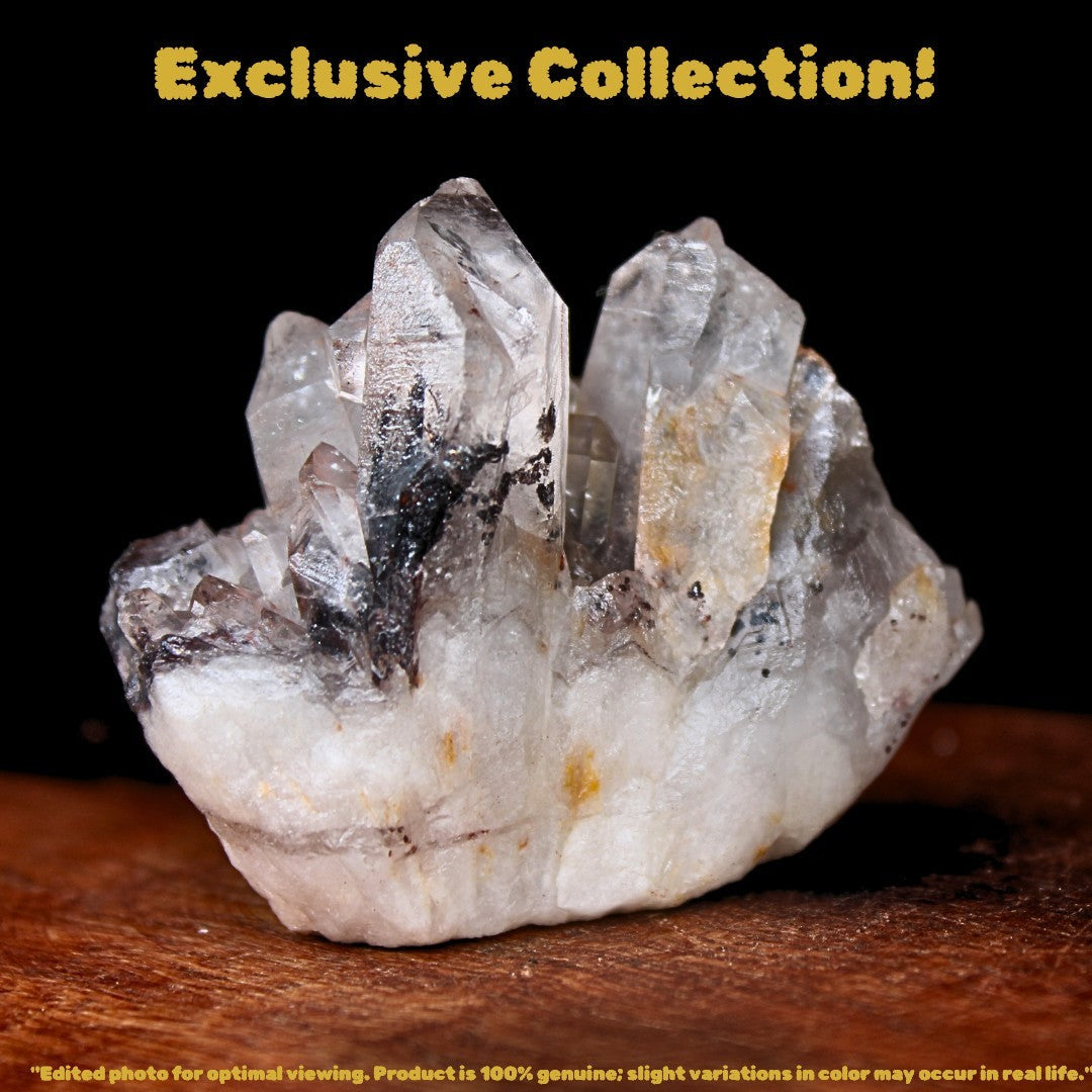 Phantom Quartz Crystal 34g 5x4 cm Natural Raw Healing Stone India