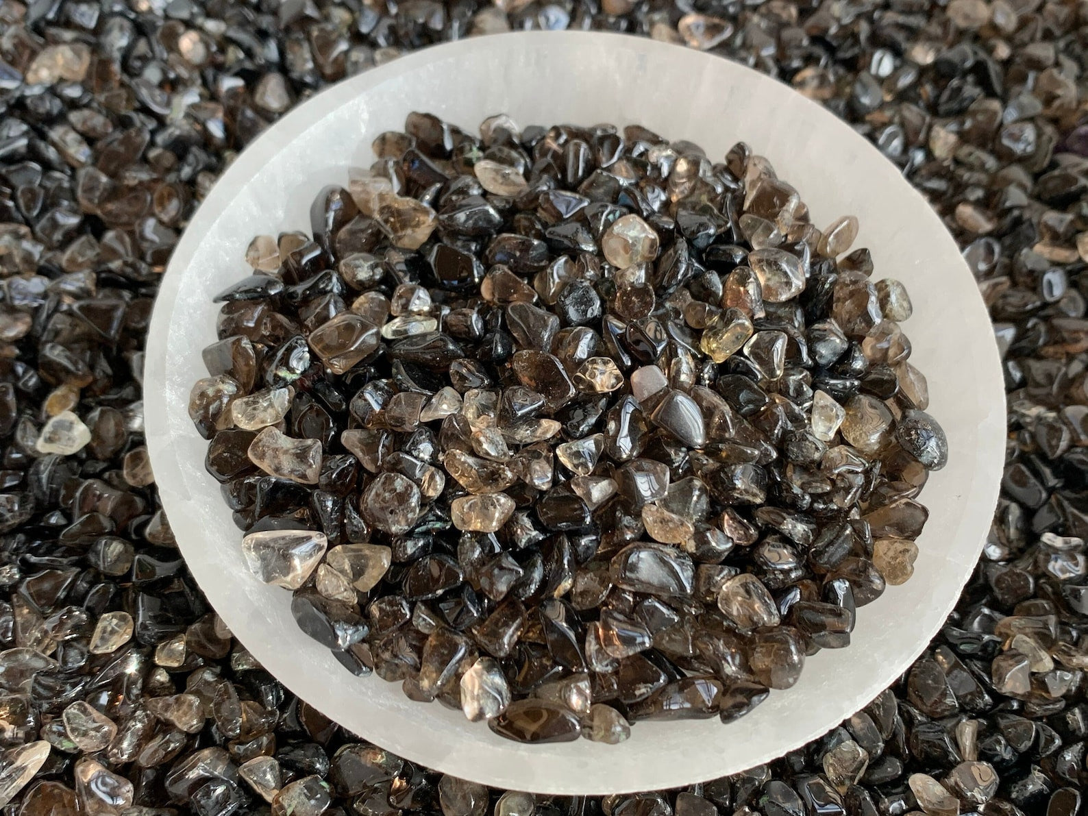 Grade A++ Semi Tumbled Gemstone Mini Chips 3 - 18 mm, Choose From 4 oz to 3 lbs