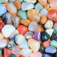 Assorted Mixed Tumbled Stones 1 lb Wholesale Bulk Lot MEDIUM Chakra Reiki 16 oz