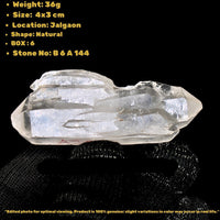 Clear Quartz Crystal Cluster 36g — Natural Raw Specimen 4x3cm