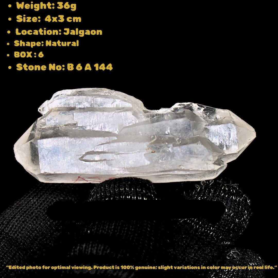 Clear Quartz Crystal Cluster 36g — Natural Raw Specimen 4x3cm