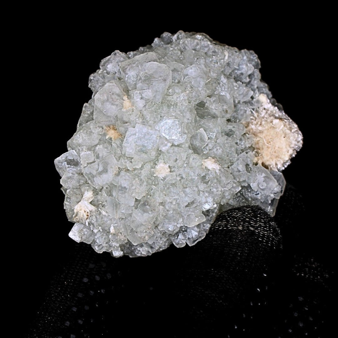Apophyllite Heulandite Geode 122g Cabinet Specimen India Zeolite 7.5x6cm
