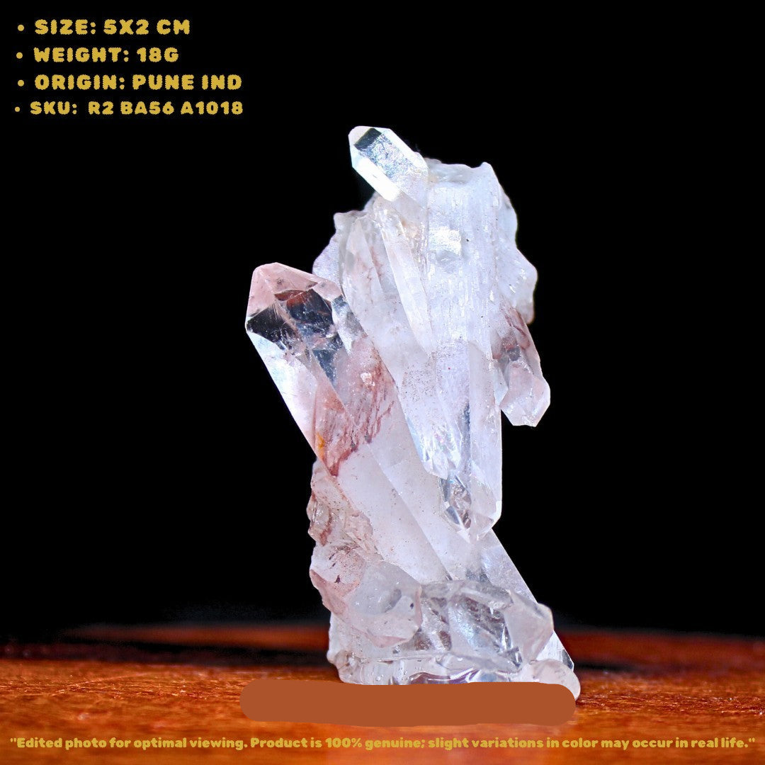 Natural Phantom Clear Quartz 18g | 5x2 cm | Rare Healing Crystal for Meditation