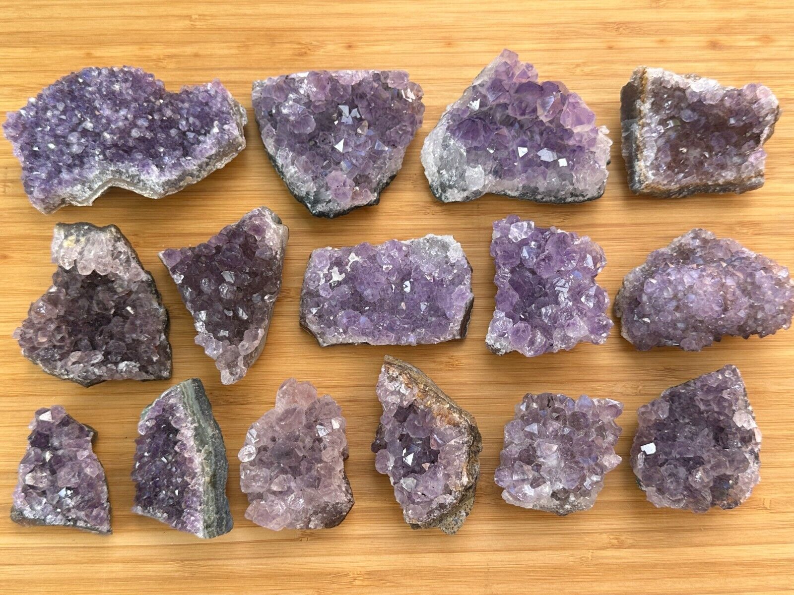 Grade A Amethyst Cluster, Amethyst Geode, Raw Amethyst Druze, Wholesale Bulk Lot