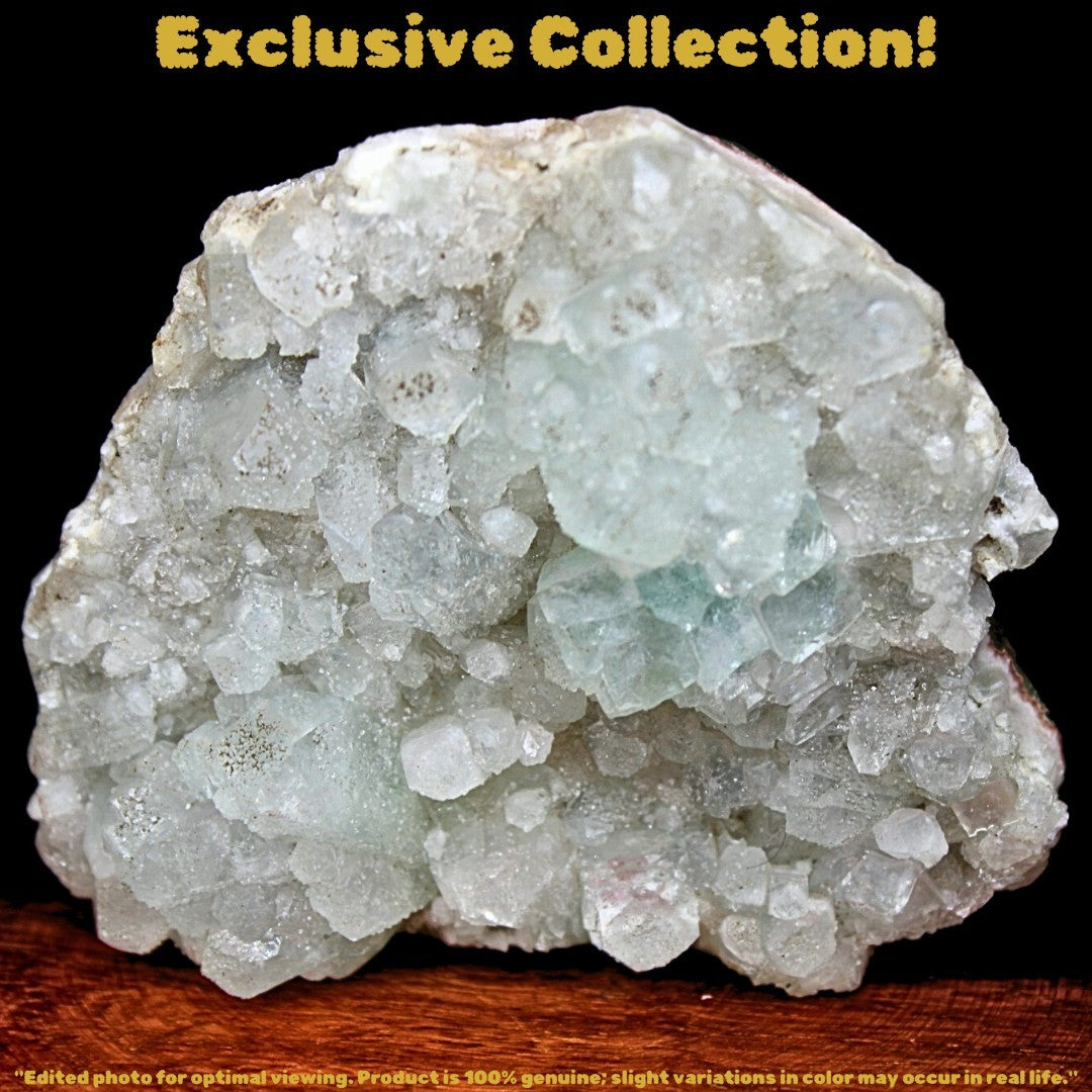 Green Apophyllite & Heulandite 185g Reiki Crystal for Heart Chakra Healing