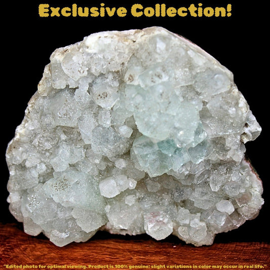 Green Apophyllite & Heulandite 185g Reiki Crystal for Heart Chakra Healing