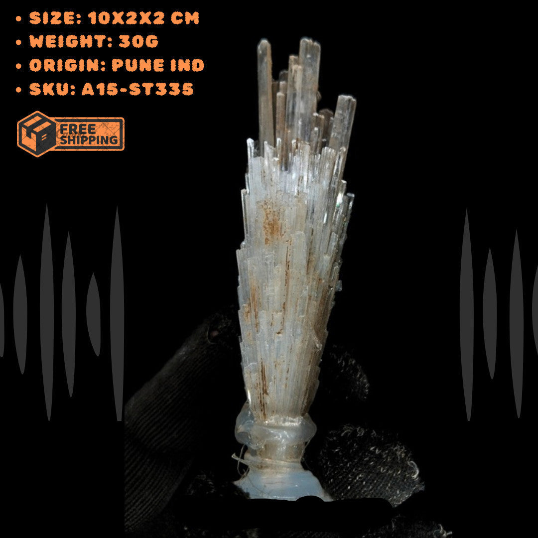 30g Scolecite Healing Stone | Natural Cluster for Energy, Peace & Relaxation