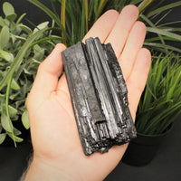 JUMBO Black Tourmaline Rods Premium Rough Natural Crystal Logs