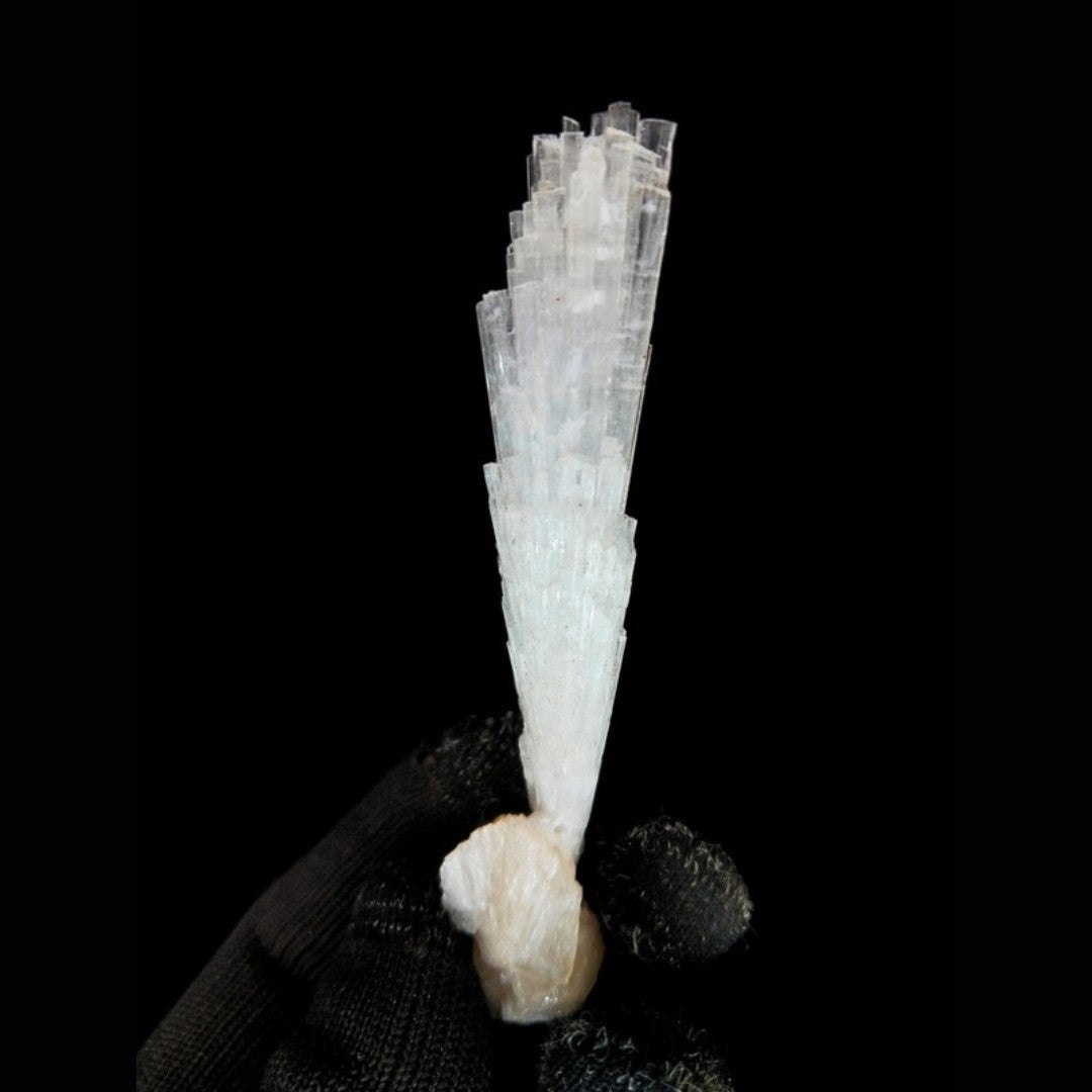 Natural Scolecite Cluster Stone Reiki Healing Crystal Rare Mineral Piece 15g