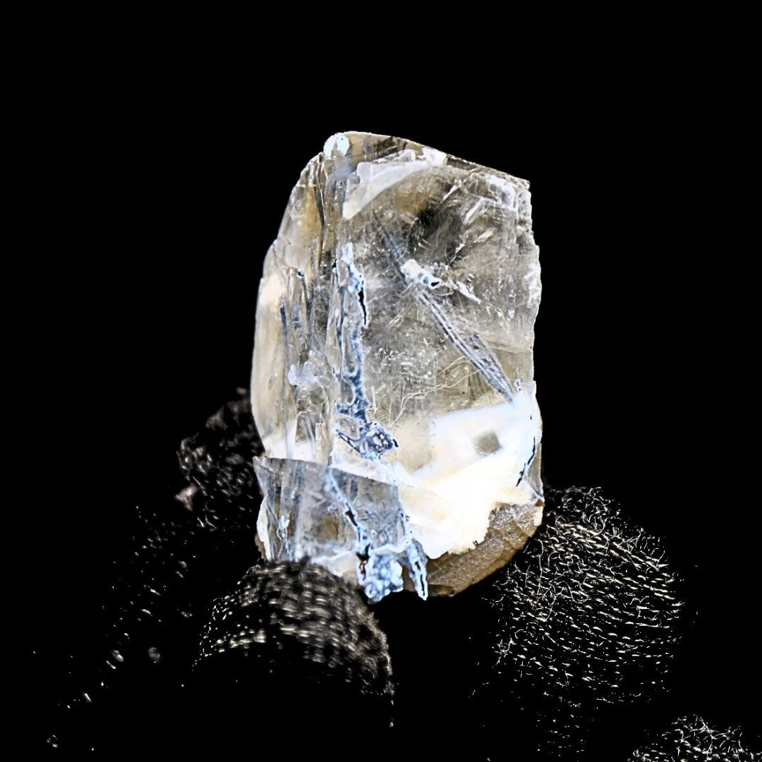 Rainbow Calcite w 30g Rainbow Calcite w/ Mordenite 4x2.5cm | Rare Zeolite Mineral India Gift Mordenite 4x2.5cm | Rare Zeolite Mineral India Gift