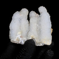 Rainbow Quartz Crystal Cluster 326g Large Cabinet Specimen India 8x7cm