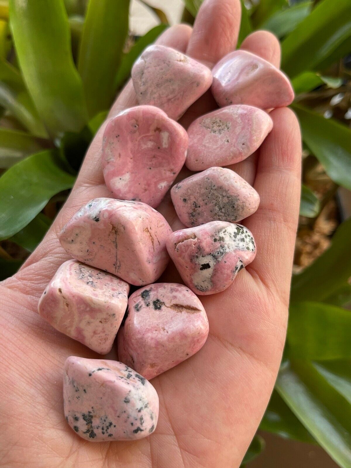 1/2 Lb Lot Tumbled Stones, 0.75-1.25" Crystal Healing Stones, Choose Stone Type