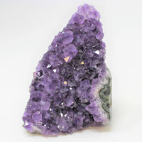 Stunning LARGE Amethyst Cut Base Cluster, Crystal Quartz Geode 8 - 11 oz