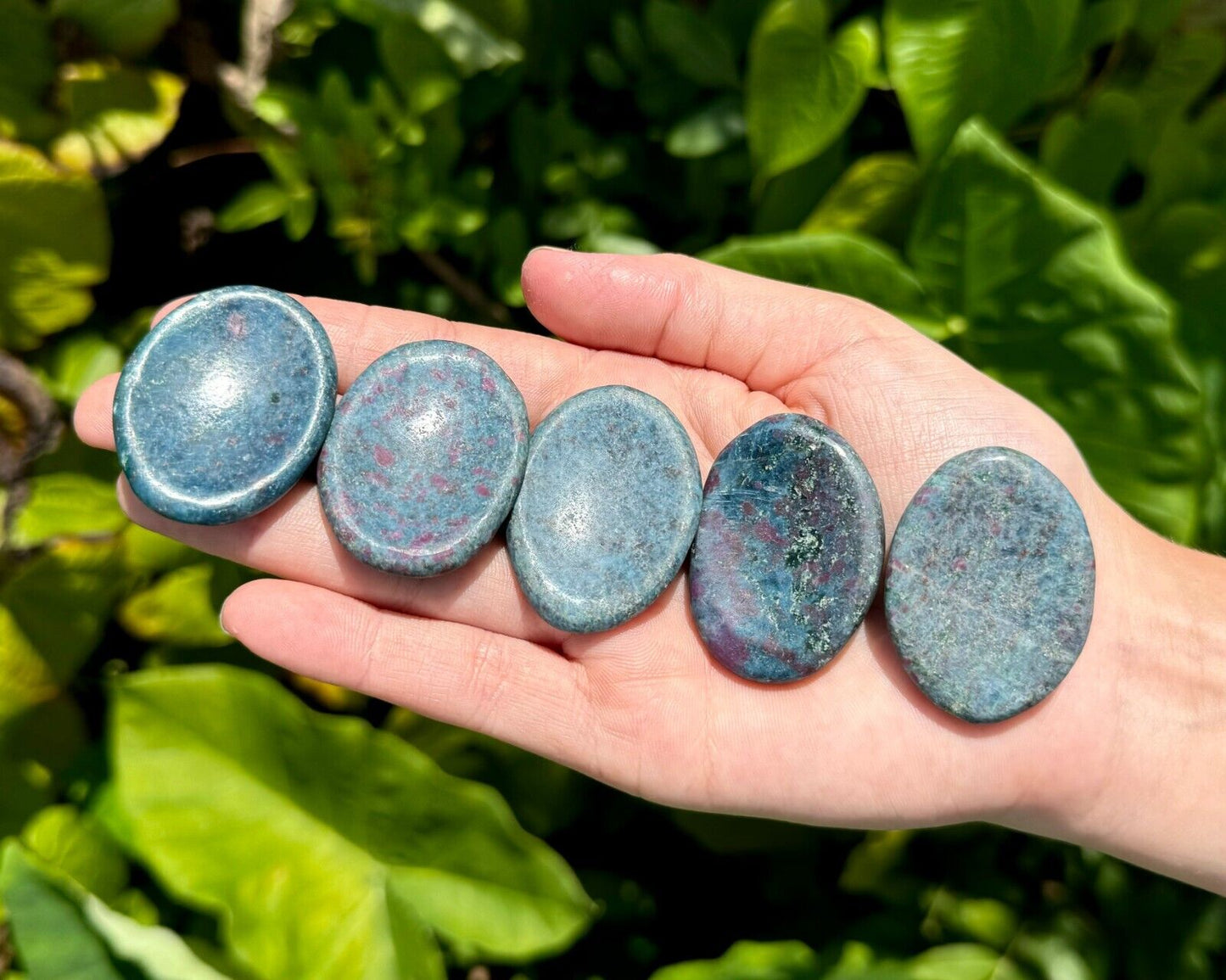 Natural Crystal Worry Stone: Choose Gemstone (Crystal Healing Pocket Stone)