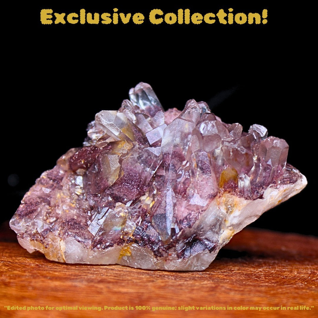 Phantom Clear Quartz Cluster 40g | 5x4 cm | Natural Healing Crystal for Growth