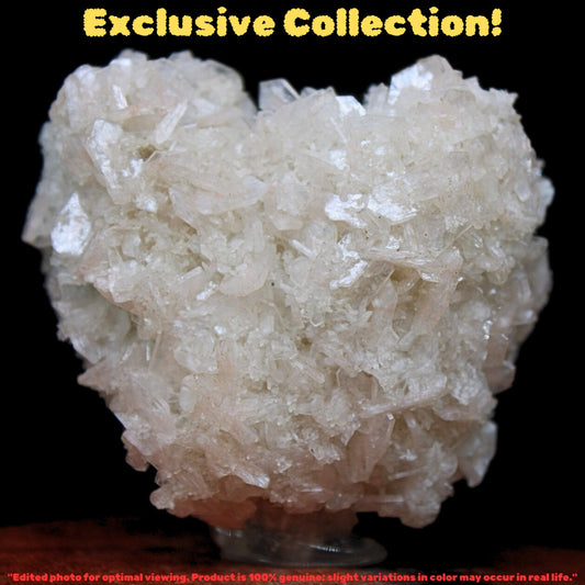 165g Natural Green Apophyllite Cluster | Heart Chakra Healing Crystal India