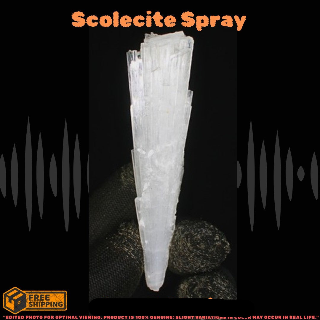 Scolecite Healing Crystal 14g Natural Raw Cluster Stone Mineral for Meditation