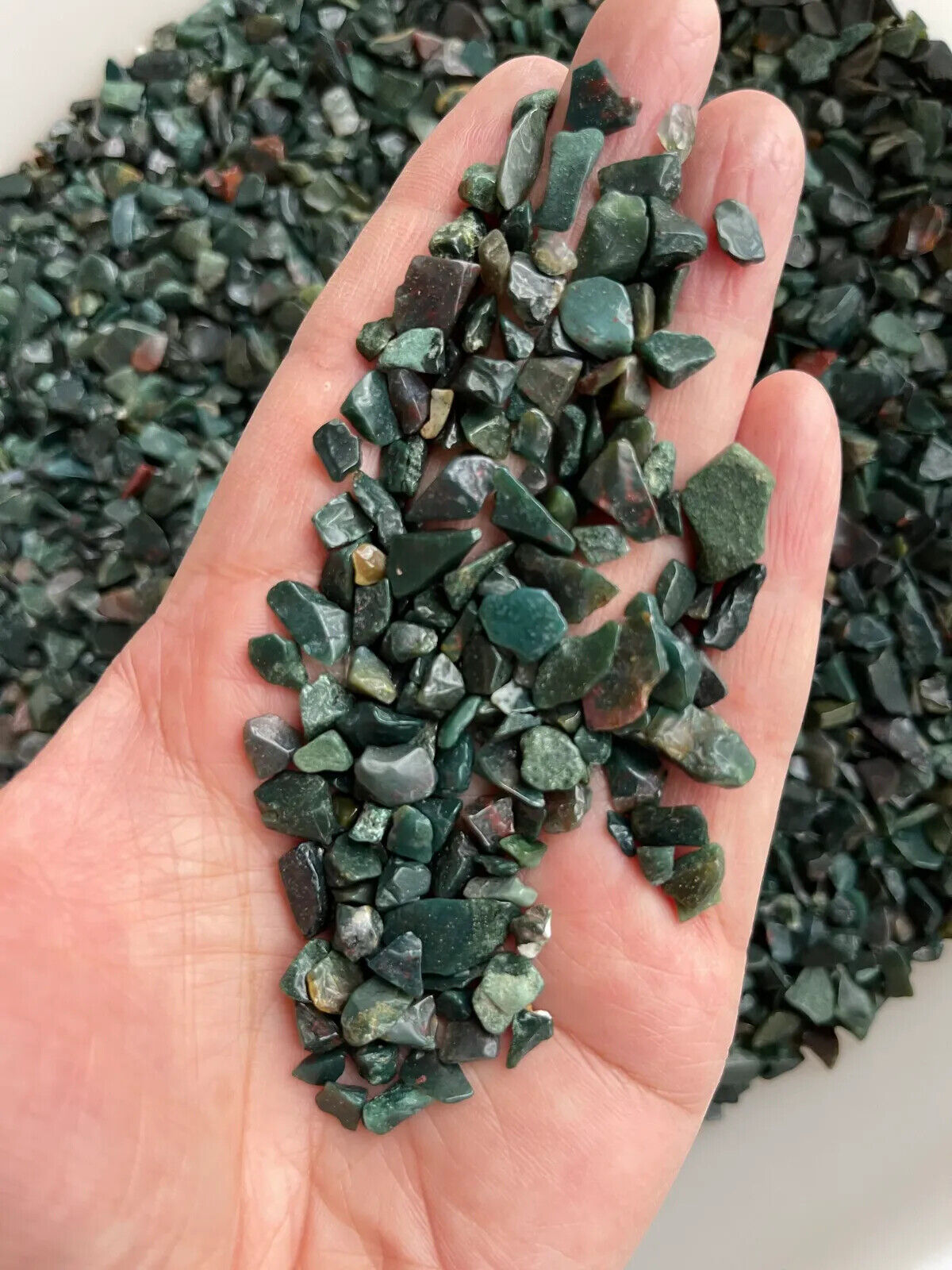 Grade A++ Semi Tumbled Gemstone Mini Chips 3 - 18 mm, Choose From 4 oz to 3 lbs