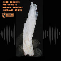 Natural Scolecite Crystal Cluster 26g White Zeolite Mineral from India