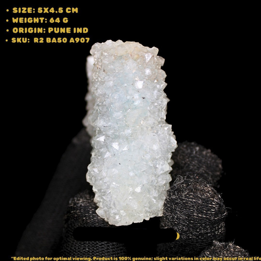 Rainbow Quartz Crystal 64g Iridescent Mineral Specimen from India