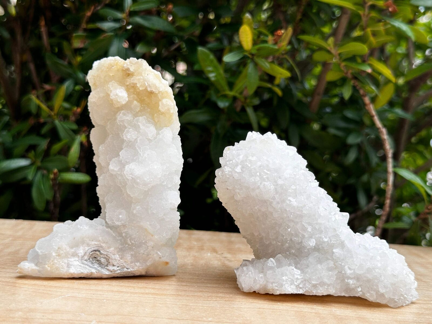 Chalcedony & Crystal Quartz Stalactite, Quartz on Chalcedony Stalactite Specimen
