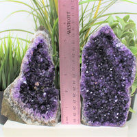 Stunning HUGE Amethyst Cut Base Cluster Crystal Quartz Geode 2 lb - 3 lb