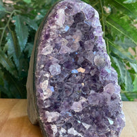 Finely Polished Uruguay Amethyst Cluster Crystal Geode, Pick a Size: 0.5 to 4 Lb