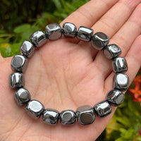 Wholesale Grade A++ Gemstone Nugget Bracelet, Choose from 18 Gemstone Types