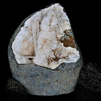 130g Scolecite Geode Natural Crystal Cluster Mineral Specimen 6x5cm India