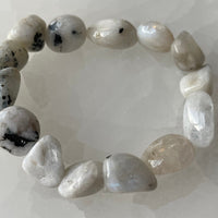 Wholesale Grade A++ Gemstone Nugget Bracelet, Choose from 18 Gemstone Types