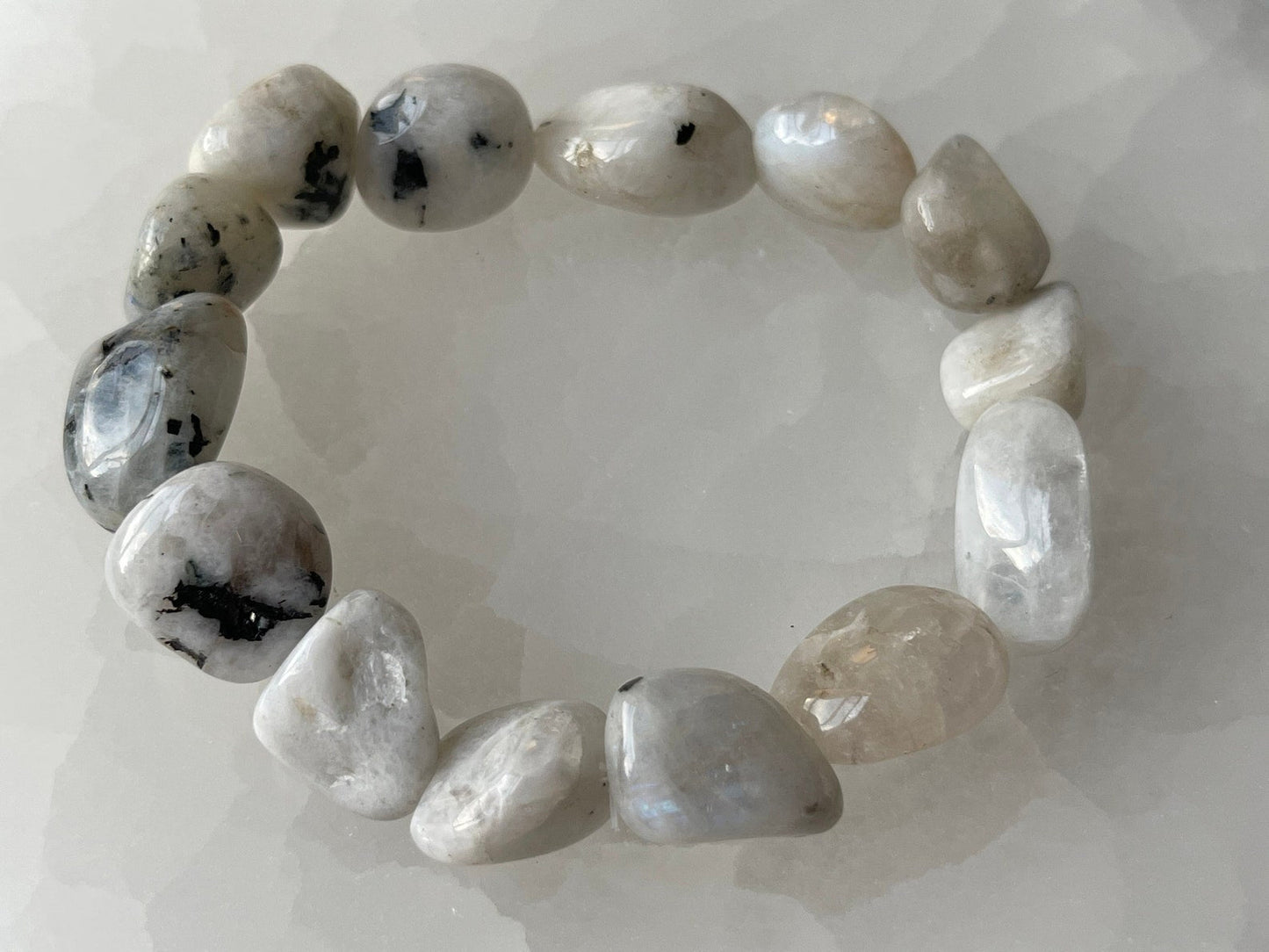 Wholesale Grade A++ Gemstone Nugget Bracelet, Choose from 18 Gemstone Types