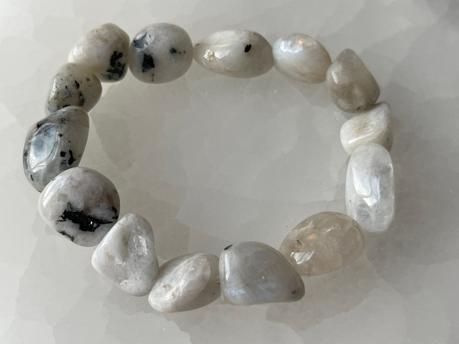 Wholesale Grade A++ Gemstone Nugget Bracelet, Choose from 18 Gemstone Types