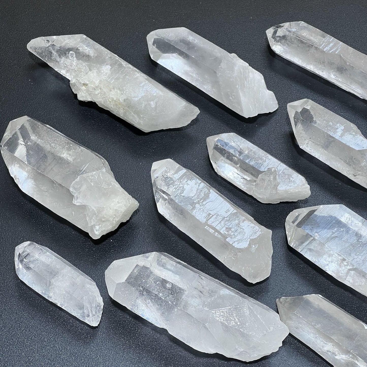 Clear Quartz Crystal Points (5 Kilos)(11 Lbs) Wholesale Bulk Lot Natural Brazil
