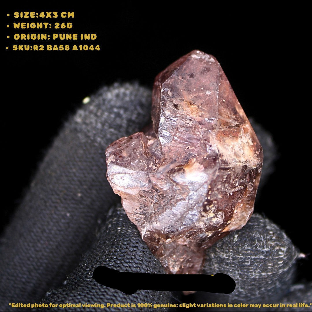 Scepter Amethyst Crystal 26g Healing Stone for Crown Chakra Reiki Meditation