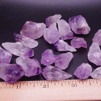 Amethyst Points 1/4 Lb Natural Dark Purple Crystal Points Gemstone Specimens