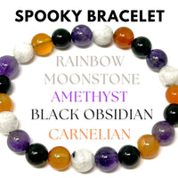 8 mm Bead Gemstone Bracelets: BUY 3 GET 1 FREE! (Stretch Crystal Bead Bracelets)