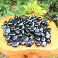 1/4 lb Bulk Lot: Black Obsidian Tumbled Stone (Crystal Healing Reiki) 4 oz
