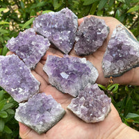 Grade A Amethyst Cluster, Amethyst Geode, Raw Amethyst Druze, Pick a Size