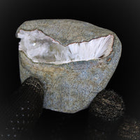 Scolecite Geode Cluster 6x5cm Natural Healing Crystal for Peace Meditation 164g