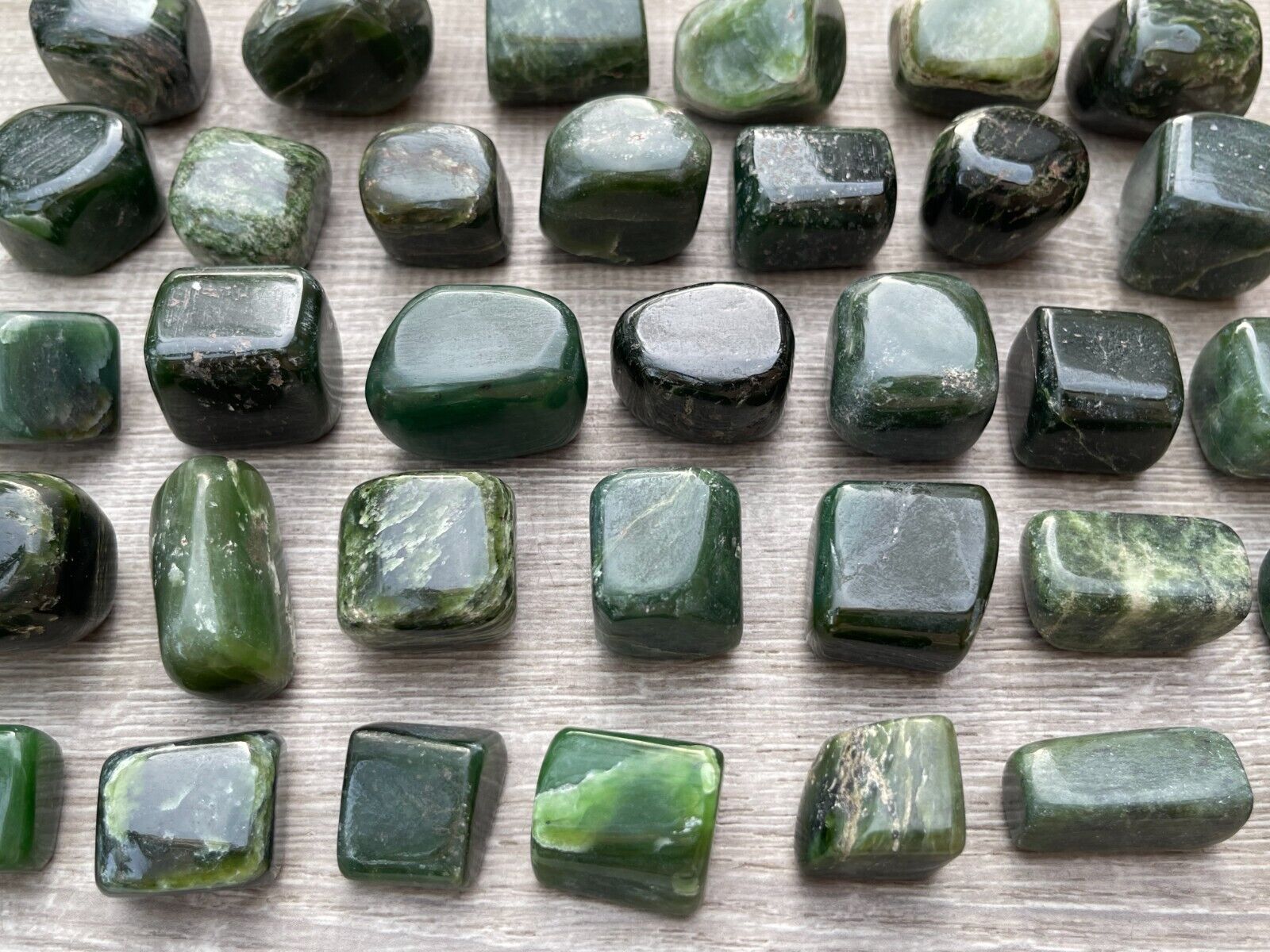 1/2 Lb Lot Tumbled Stones, 0.75-1.25" Crystal Healing Stones, Choose Stone Type